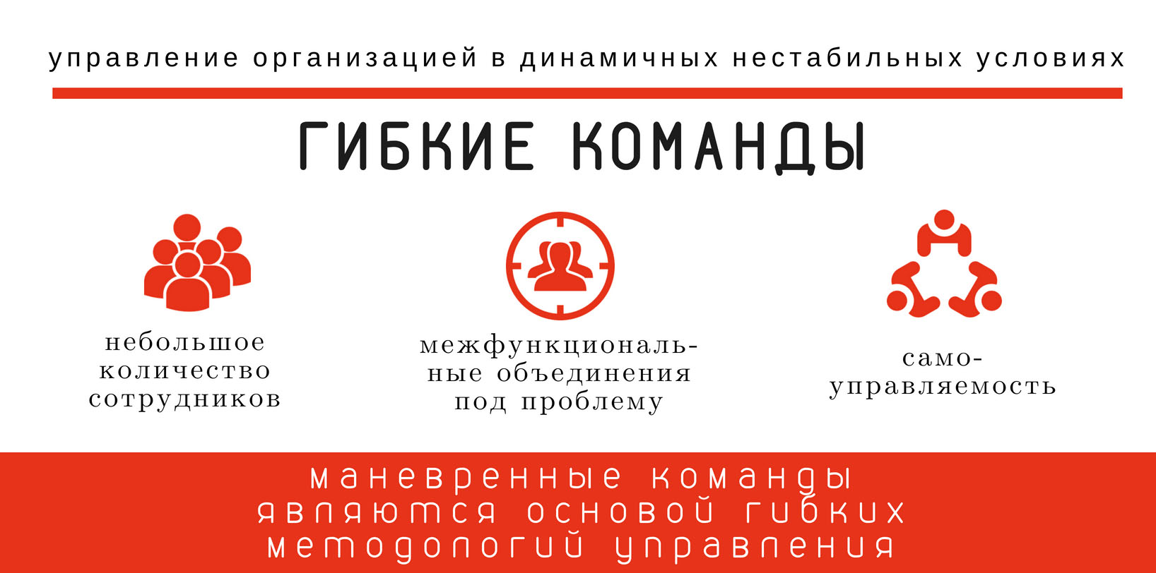 Гибкие команды для управления в условиях неопределенности — Управление  изменениями (change management), управленческий консалтинг